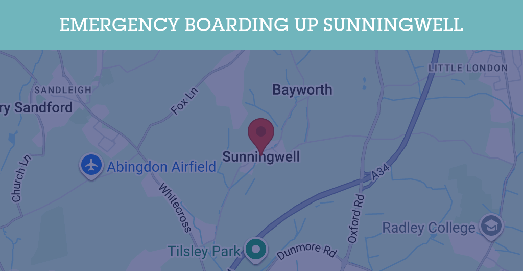 Emergency Boarding Up Services in Sunningwell - OX13